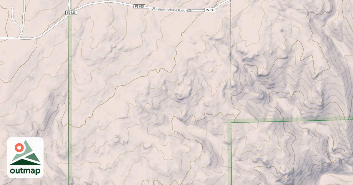 Map of USFS Motor Vehicle Use Map Trails 24780
