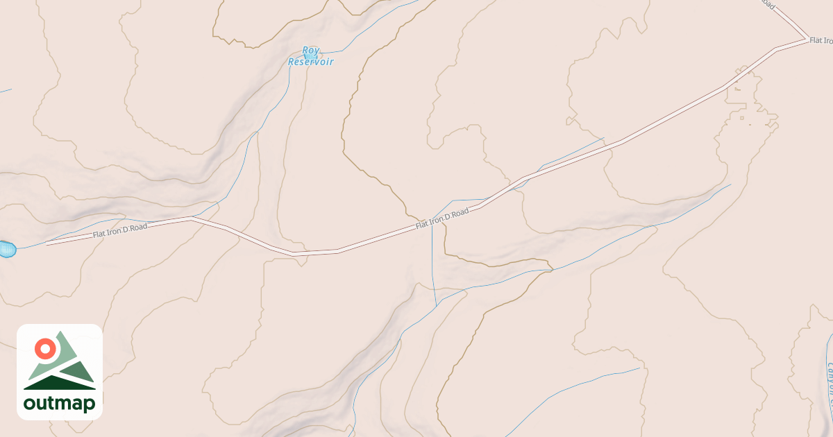 Map of FLAT IRON D