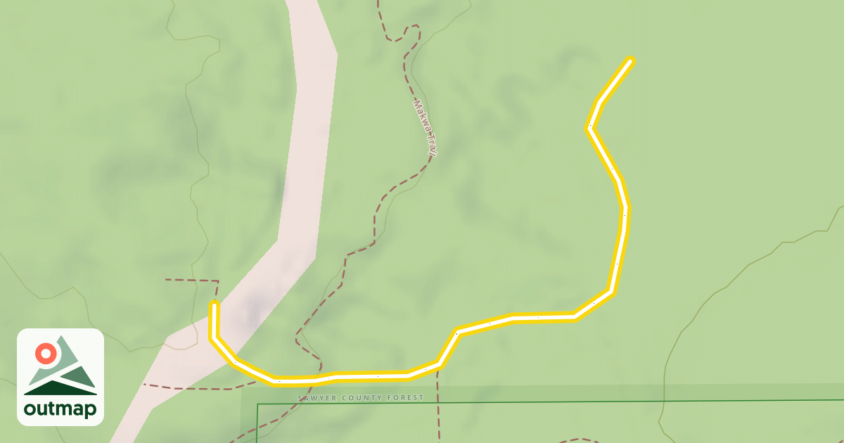 Map of East Side Trail