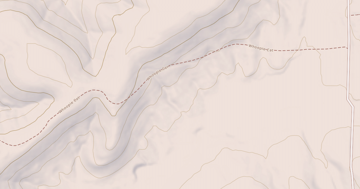 Map preview of WHOOPIE CAT DAM ROAD