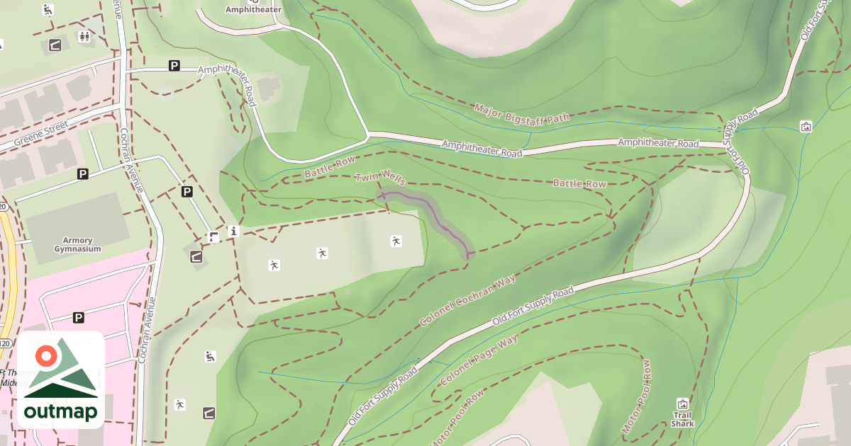 Map of Twin Wells