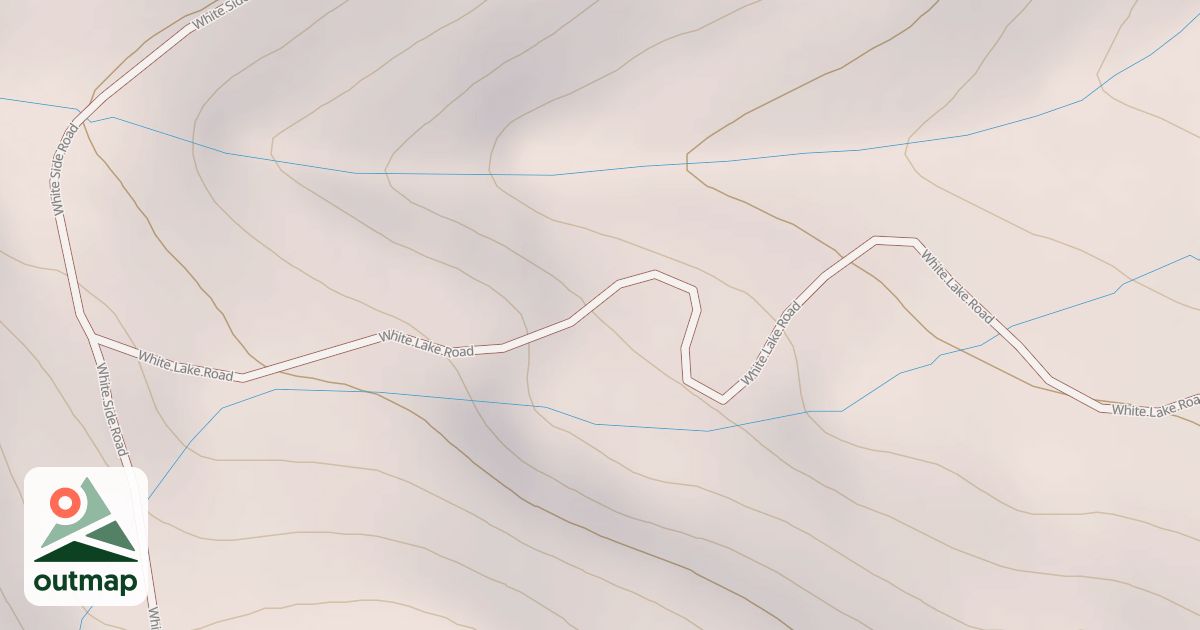 Map of WHITE LAKE