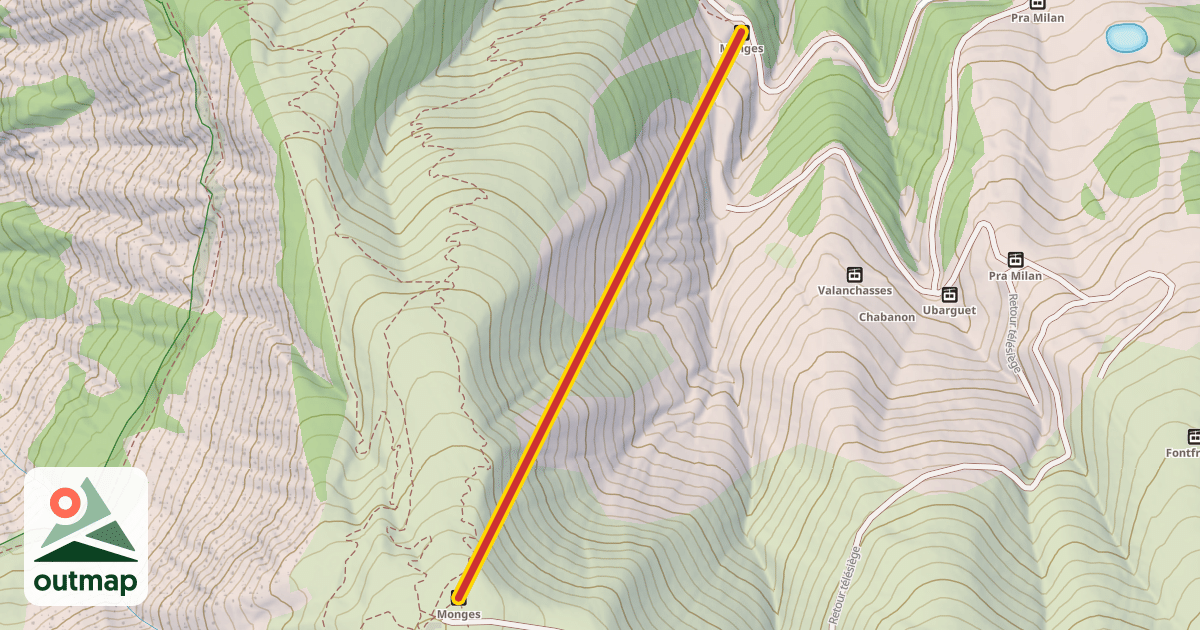 Map of Monges