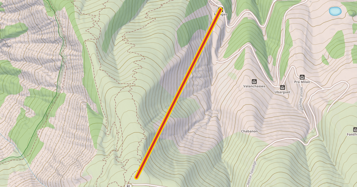 Map preview of Monges