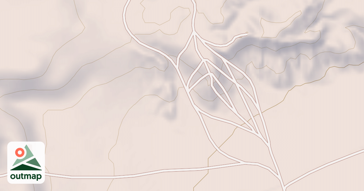 Map of BLM National GTLF Public Motorized Roads 0df0089e-4989-4cea-9a5c-e4ac18a3c087