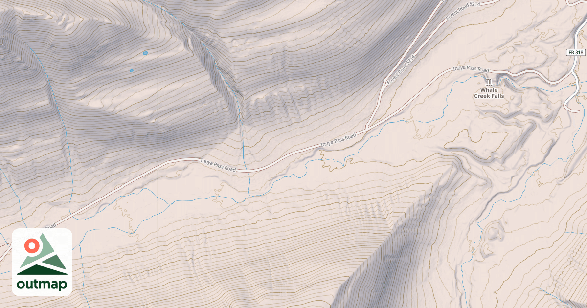 Map of INUYA PASS