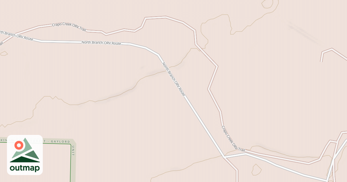 Map of Crapo Creek Trail
