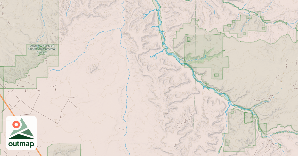 Map of BLM National GTLF Public Motorized Roads 050e5aa8-103d-4649-9ce5-424cd6ac3e23