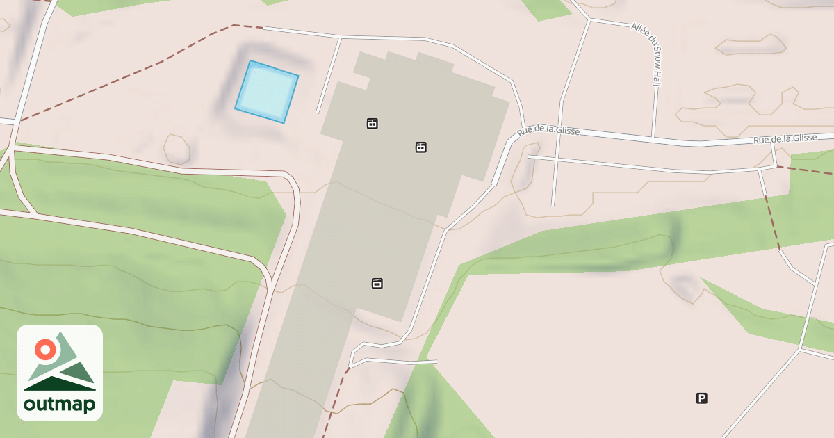 Map of Piste de luge
