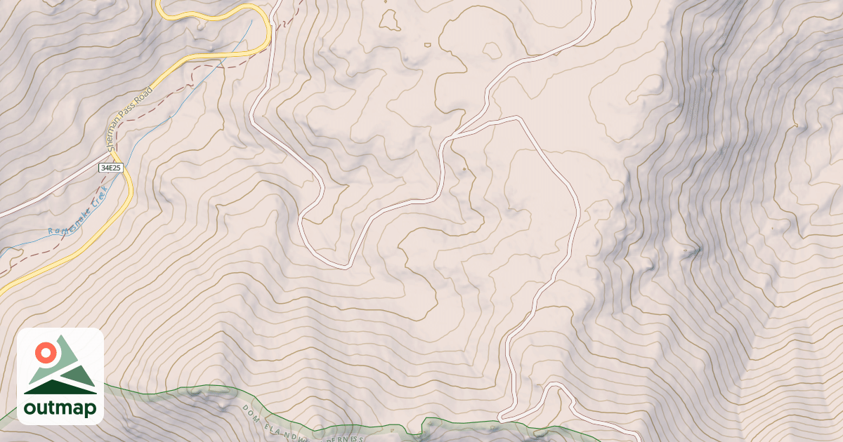 Map of BALD MTN. L.O.