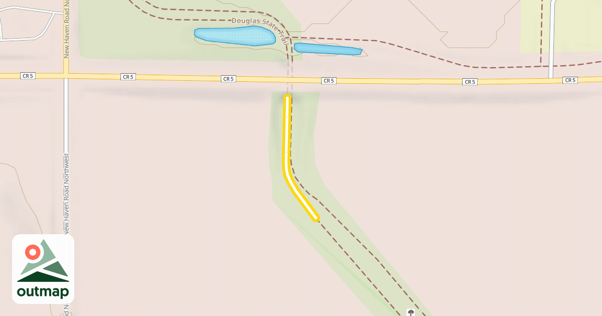 Map of Douglas State Trail