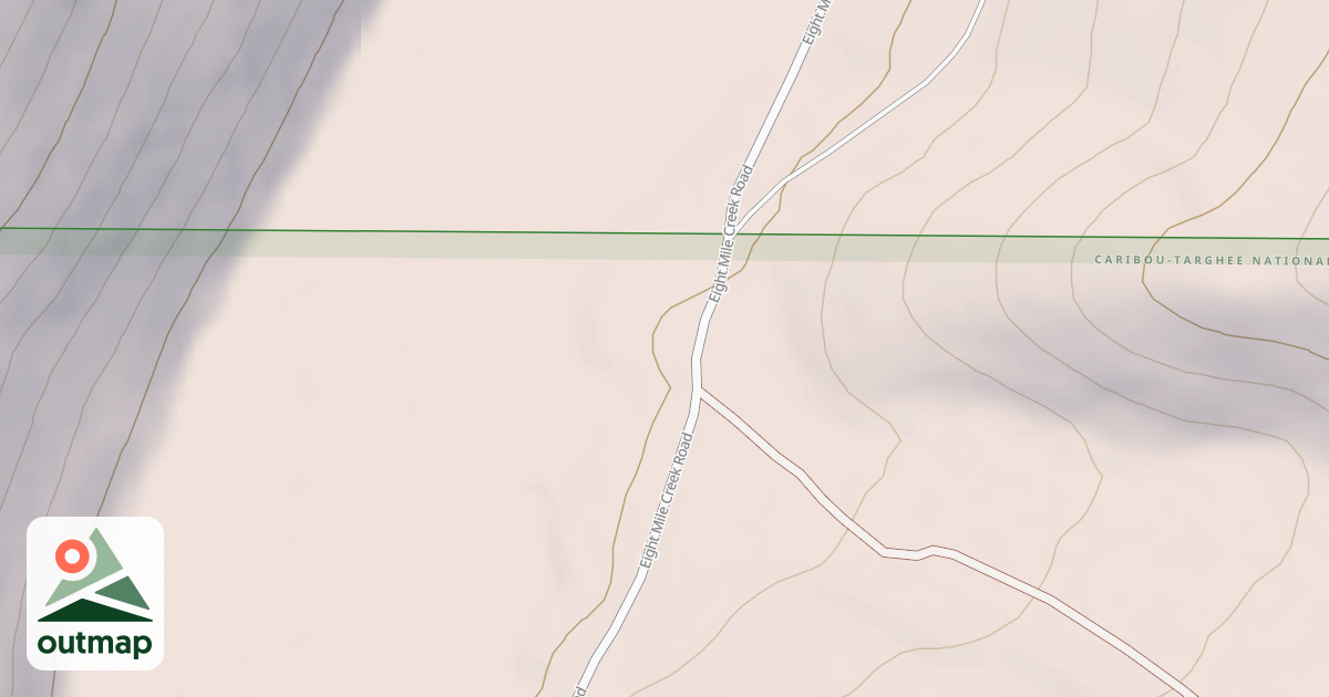 Map of EIGHT MILE GUARD STATION