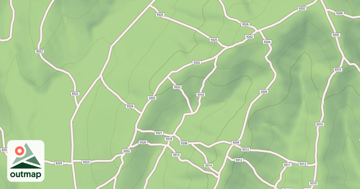 Map of USFS Motor Vehicle Use Map Trails 19455