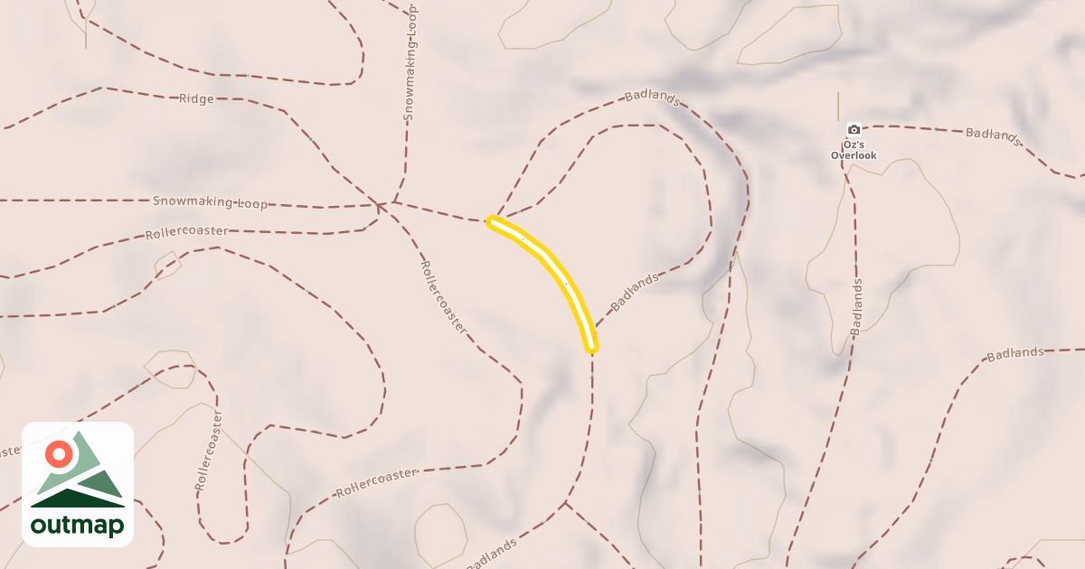 Map of Badlands Short