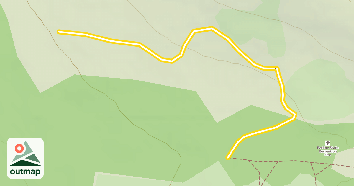 Map of Alpine Meadows Loop