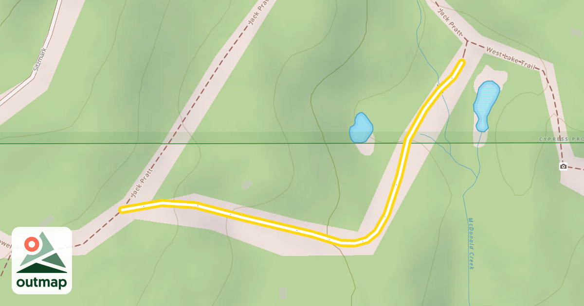 Map of Baden Powell Trail