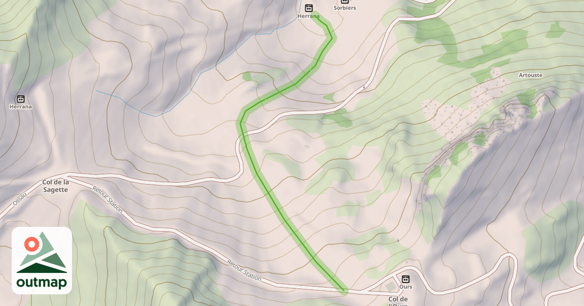Map of Sorbiers