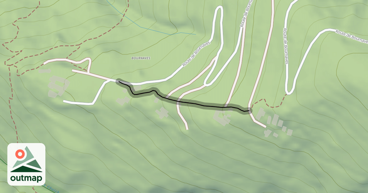 Map of Chemin de la Calade