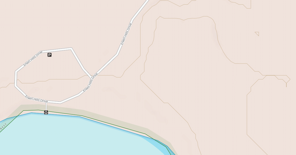 Map preview of ERWIN HILLS DRIVE SPUR A