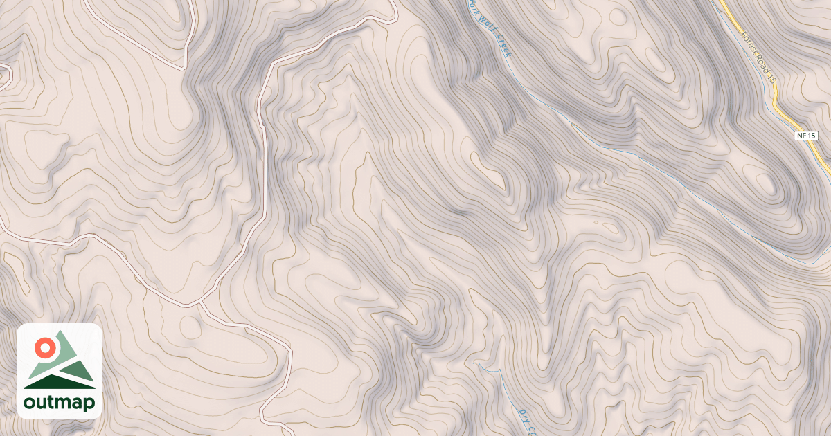 Map of USFS National Forest System Roads {36538FF3-DF10-4A40-9E98-3D8DBD045DBD}
