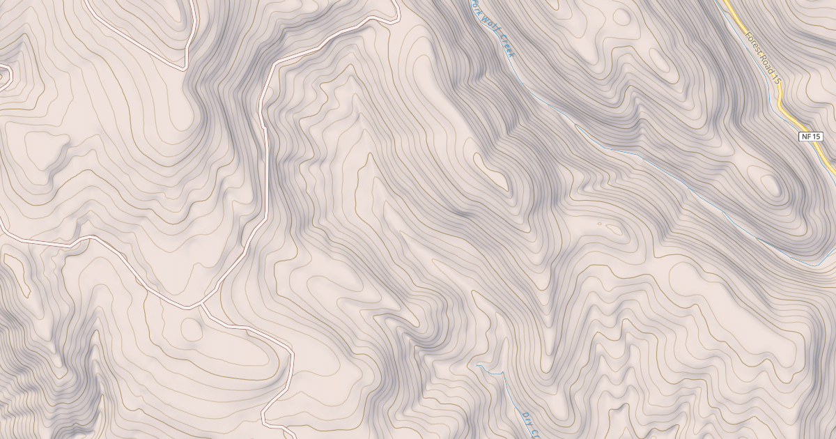 Map preview of USFS National Forest System Roads {36538FF3-DF10-4A40-9E98-3D8DBD045DBD}