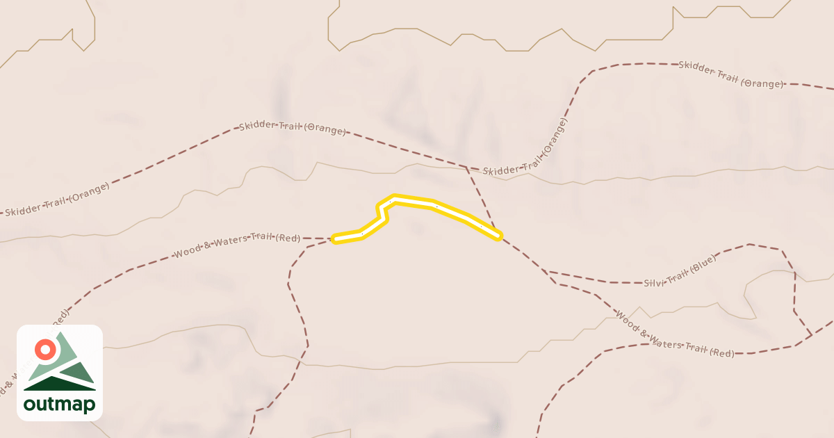 Map of Wood & Waters Trail (Red)