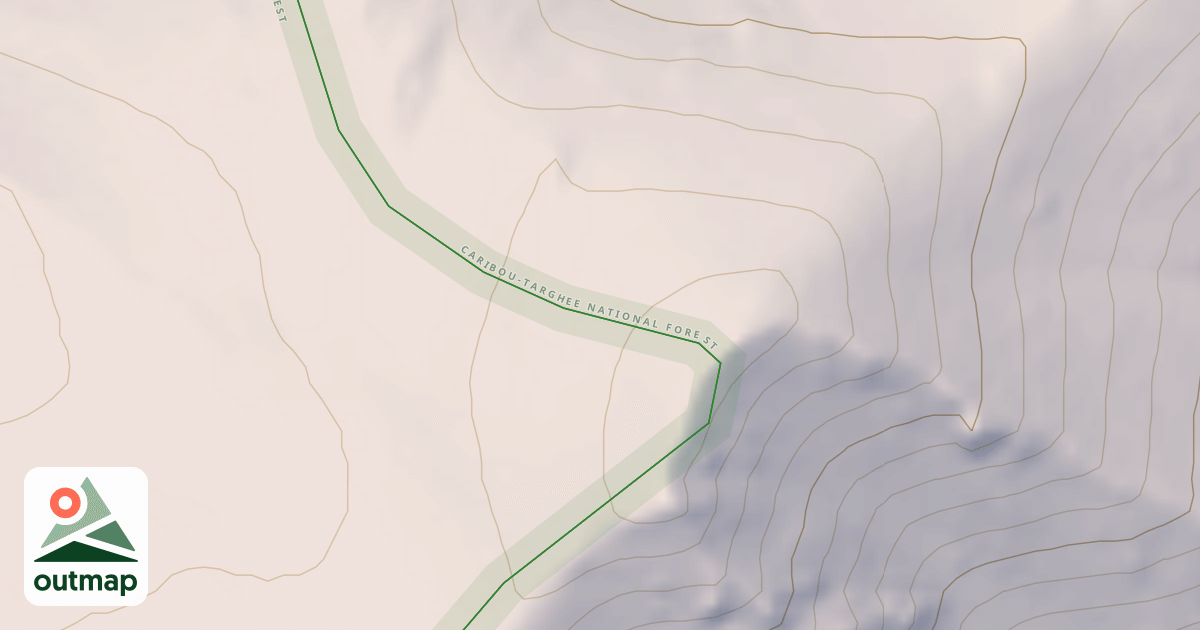 Map of South Fork Eightmile