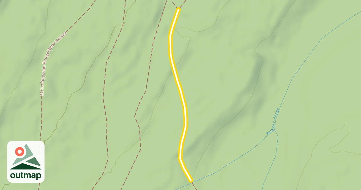 Map of 32+33 Le Ruisseau Rouge