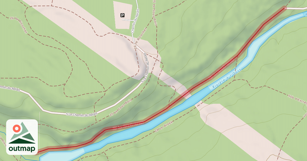 Map of 27 Le Creek Crack
