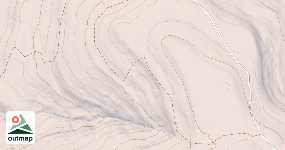 Map of BROCK CREEK #45