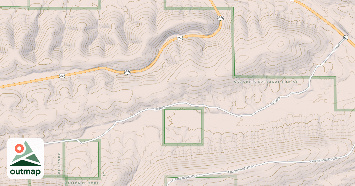 Map of BOUSHAW