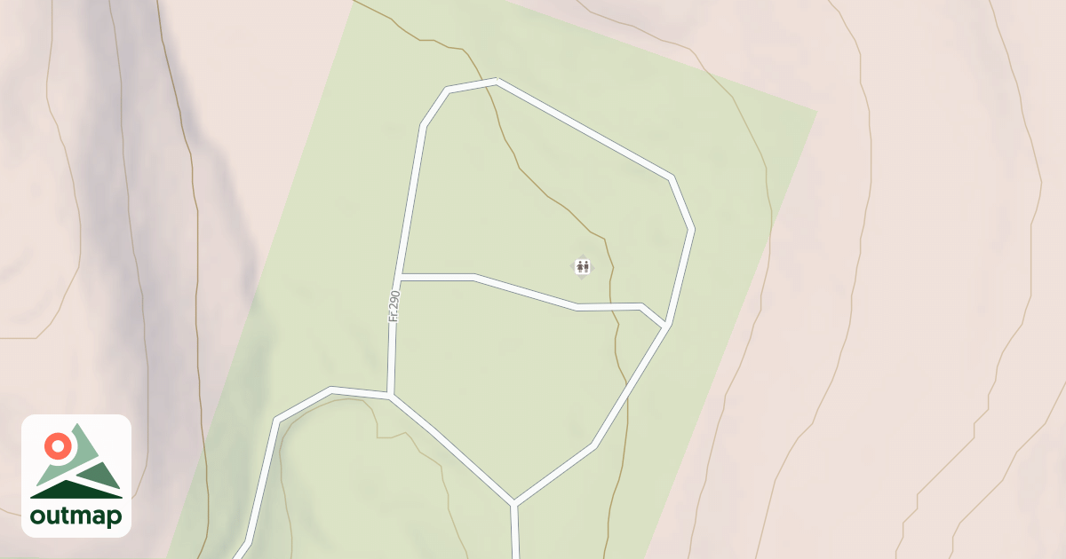Map of TWIN LAKES LOOP - C
