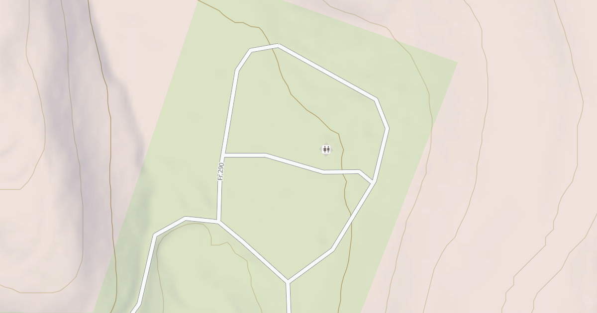 Map preview of TWIN LAKES LOOP - C
