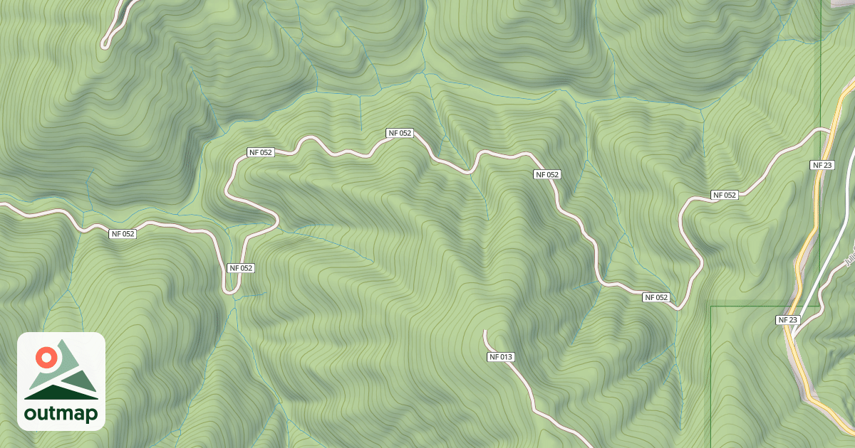 Map of EAST FORK INDIGO