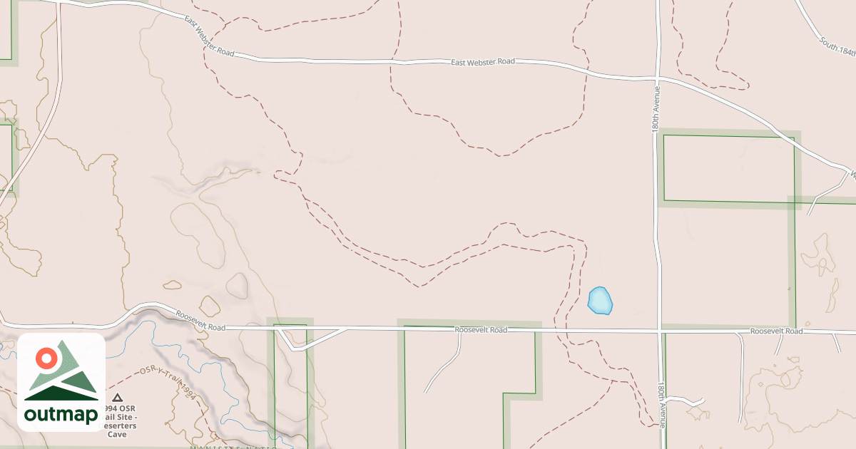 Map of HORSESHOE MOTORCYCLE TRAIL