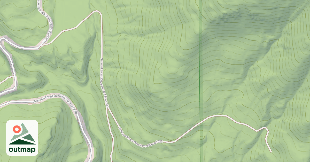 Map of USFS Motor Vehicle Use Map Roads {5DC0E4E9-639D-43E6-820E-2605B5A8D1A3}