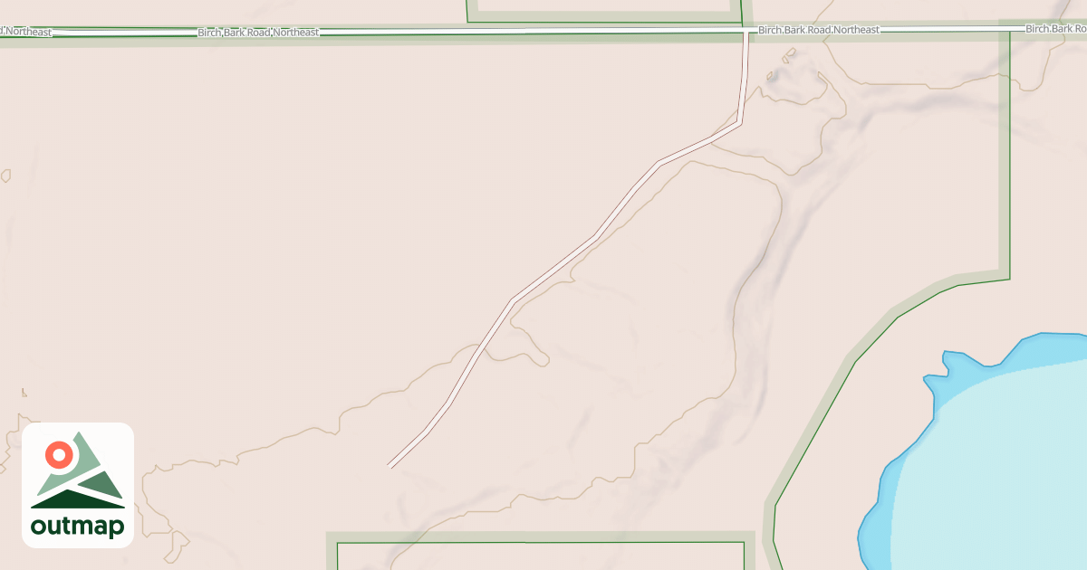 Map of BIRCH BARK ROAD SPUR E