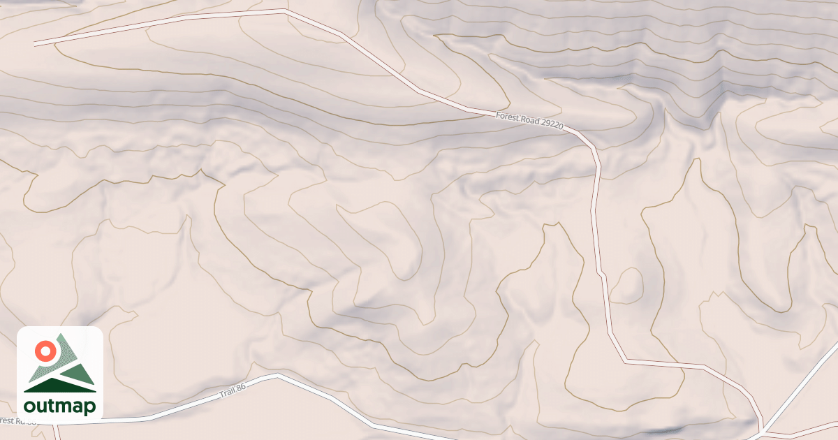 Map of USFS Motor Vehicle Use Map Roads {8F41D627-96F4-43D9-B5C3-540974D09B39}