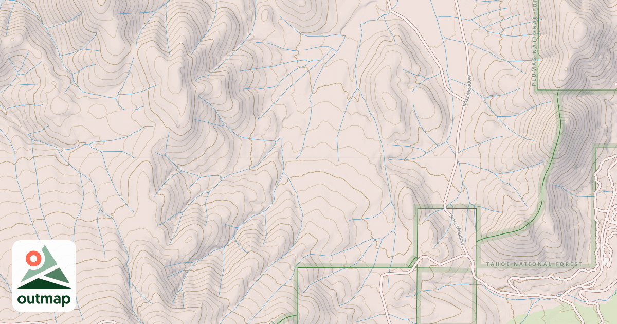 Map of BECKWOURTH TIE SPUR