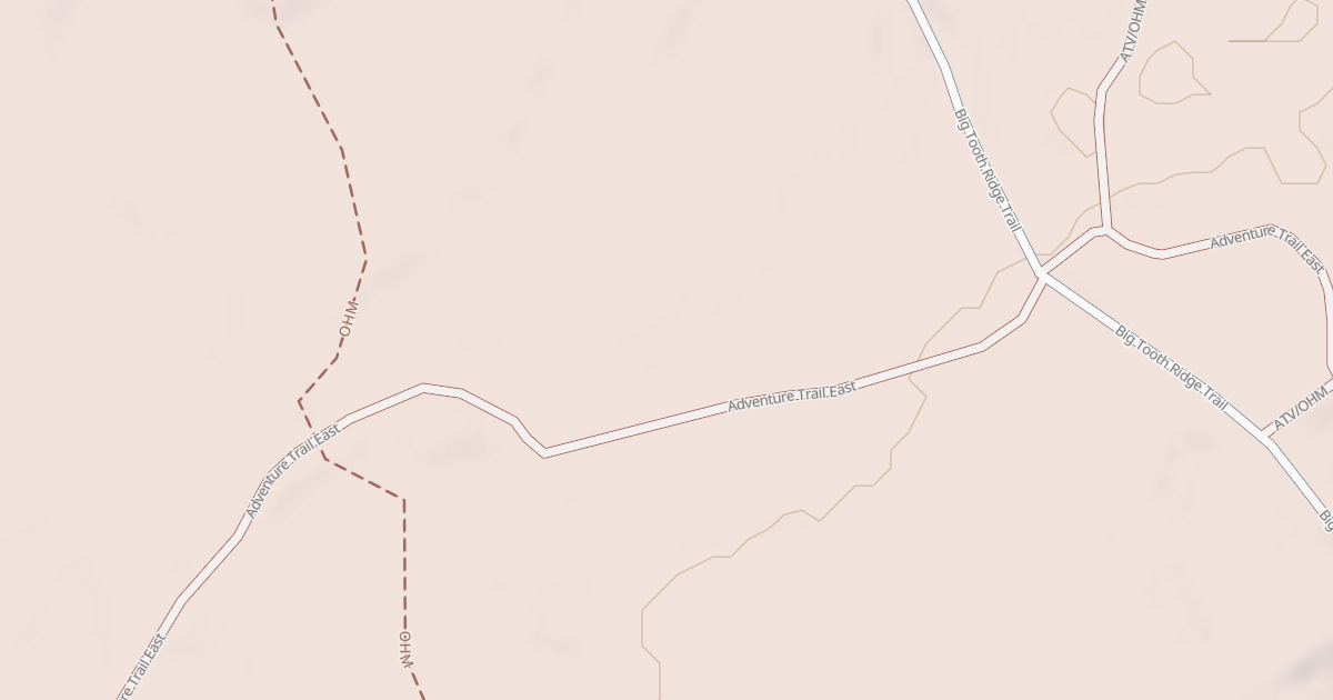 Map preview of Washington/Ramsey Trail