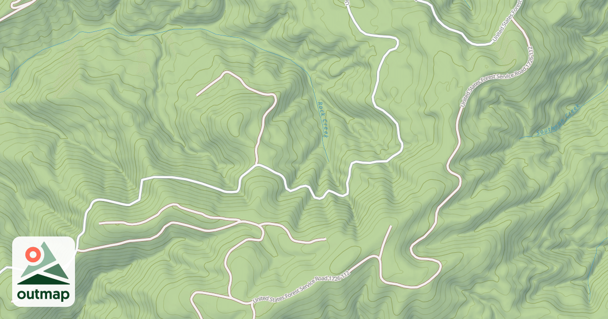 Map of USFS Motor Vehicle Use Map Roads {7B6B0F60-CFB6-46E8-B21D-EDF604B7D8C2}