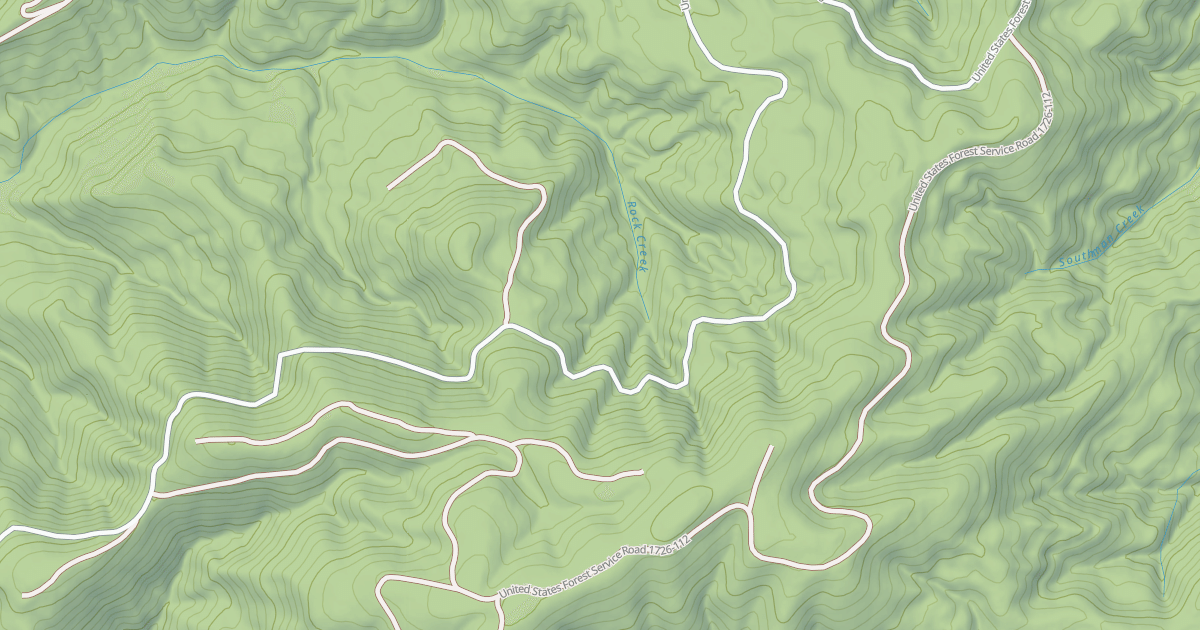 Map preview of USFS Motor Vehicle Use Map Roads {7B6B0F60-CFB6-46E8-B21D-EDF604B7D8C2}