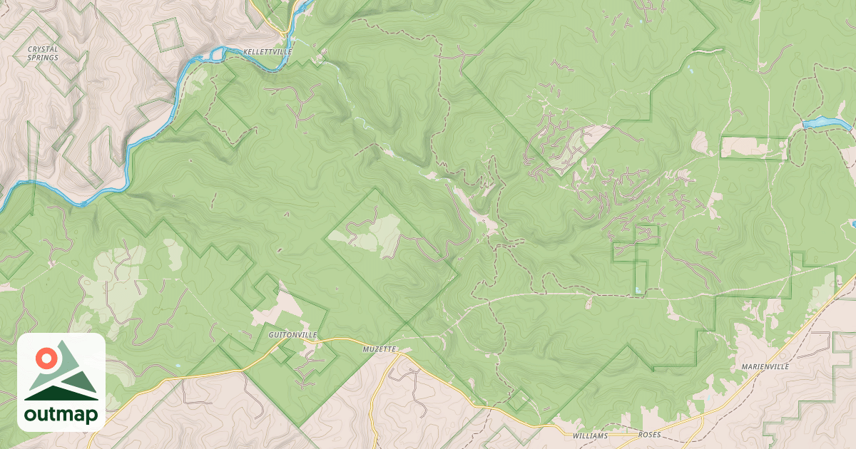 Map of SALMON CREEK