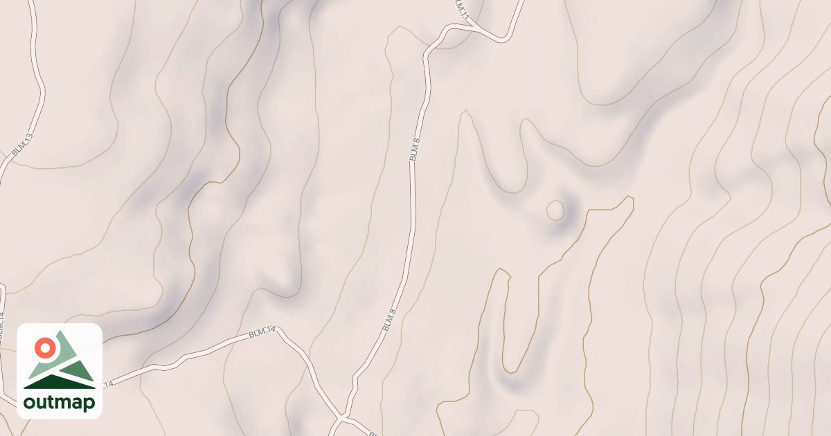 Map of Dry Creek Trail