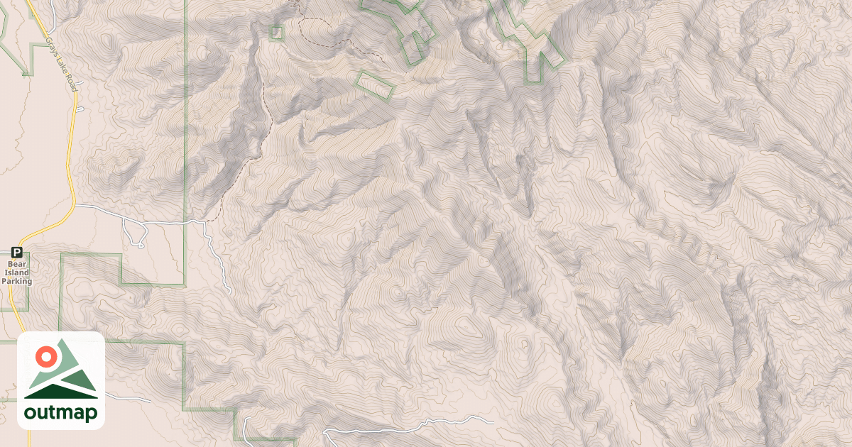 Map of CARIBOU MOUNTAIN ATV