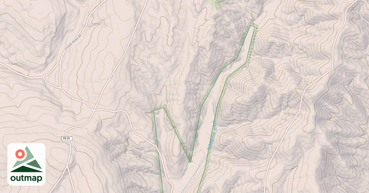 Map of USFS Motor Vehicle Use Map Roads {88452FD5-A87D-4AE9-9AFB-143E5F177274}