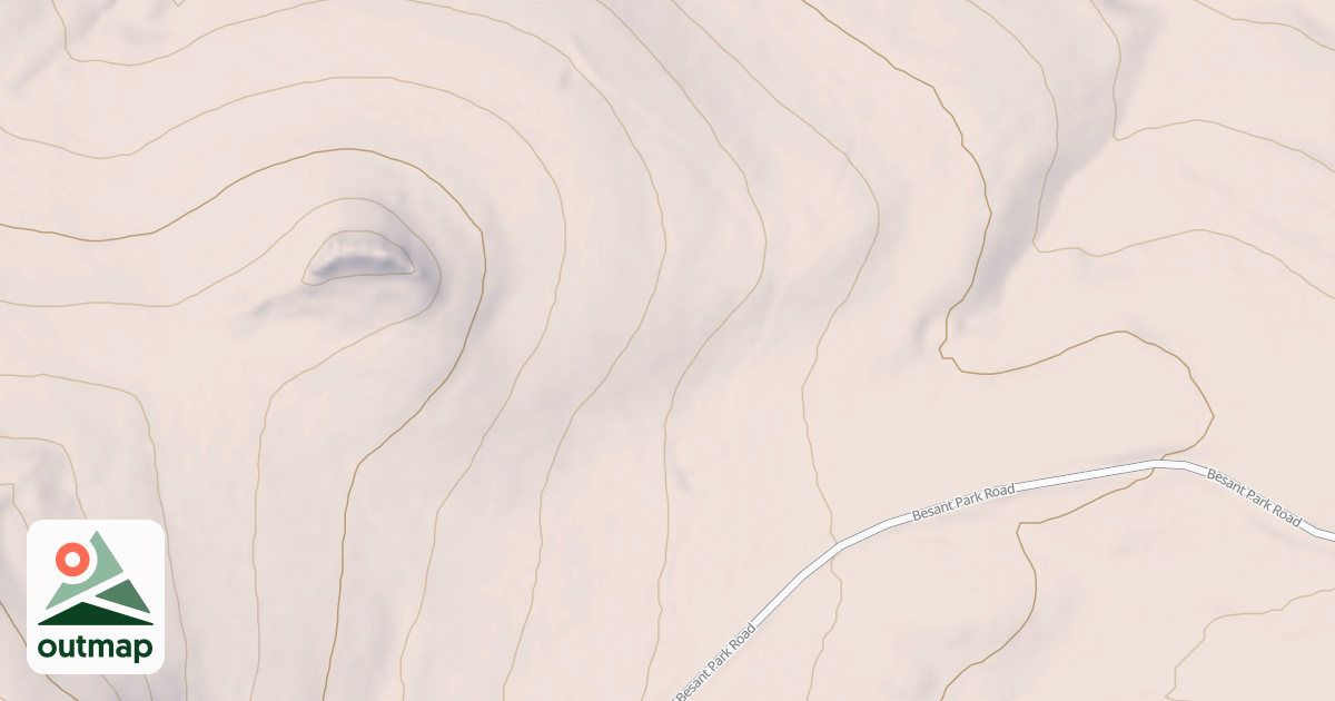 Map of BESANT PARK BR 2W