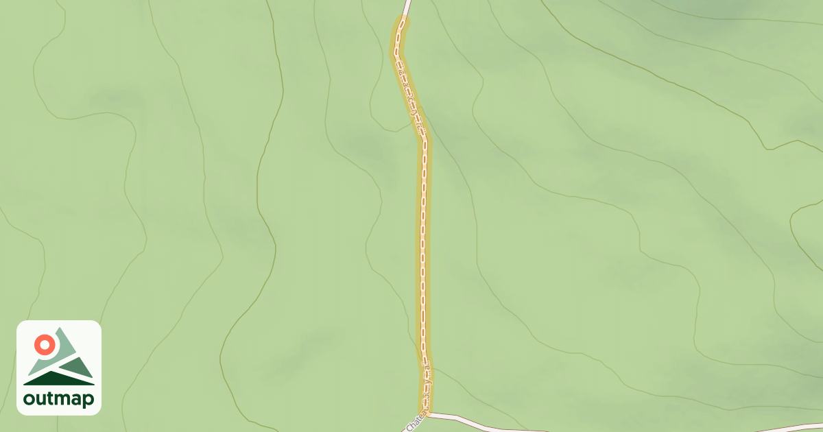 Map of Chateau Rotary Trail