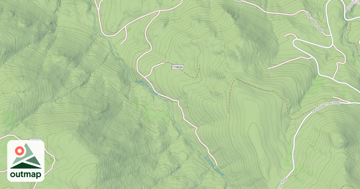 Map of ALPINE CREEK