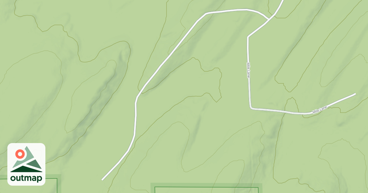 Map of FR 2760A - MILE LANE SPUR